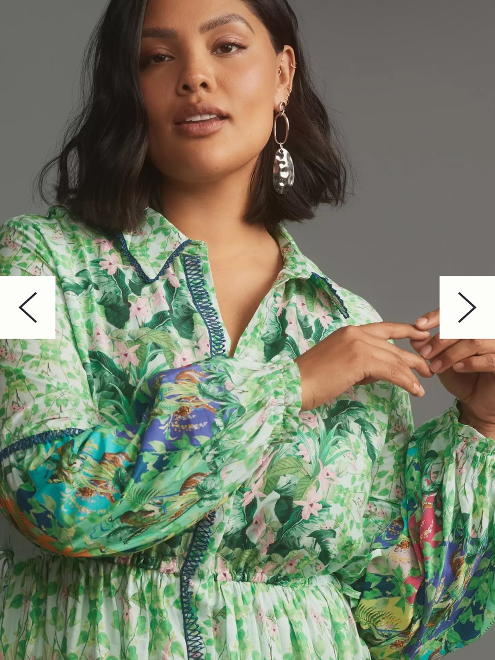 Anthropologie Eleanora Long Sleeve Maxi Dress Print - Picture 4 of 6